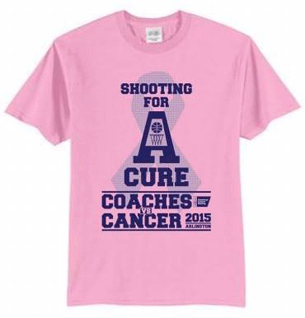 The Coaches vs Cancer shirts will be on sale during all three lunches. Shirts are $10 and proceeThe Coaches vs Cancer shirts will be on sale during all three lunches. Shirts are $10 and proceeds will go to the American Cancer Society will go to the American Cancer Society.