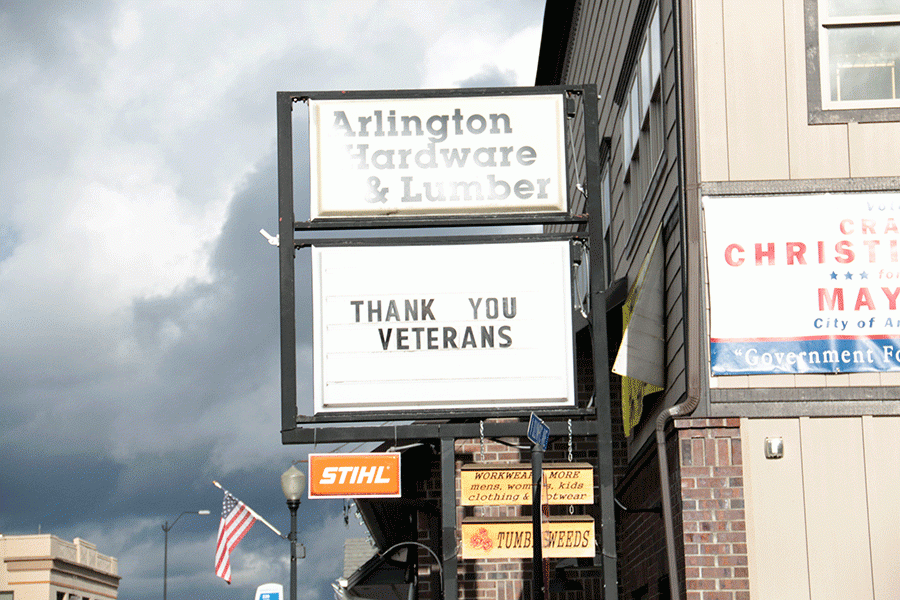 Arlington Hardware joins the community in thanking Veterans for their service. 