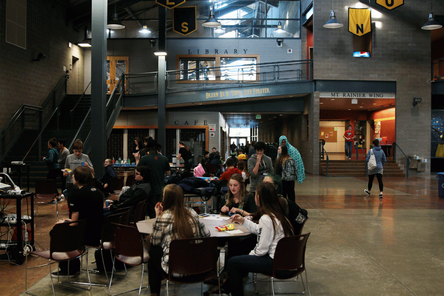 Students compete at the Nerd Out event, which was held on January 14th. 