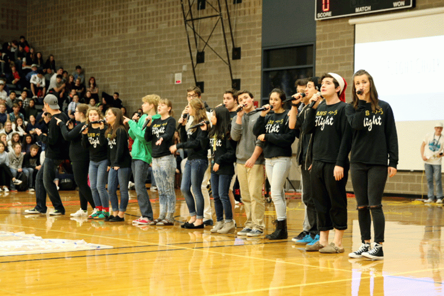 Flight preforms during the Winter Assembly on December 18th. 