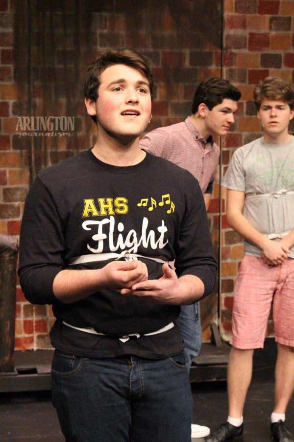 Zeke Basher (18) portrays Sky Masterson in this years musical, Guys and Dolls. Come see him opening night, March 3!