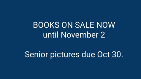Yearbooks on sale through November 2