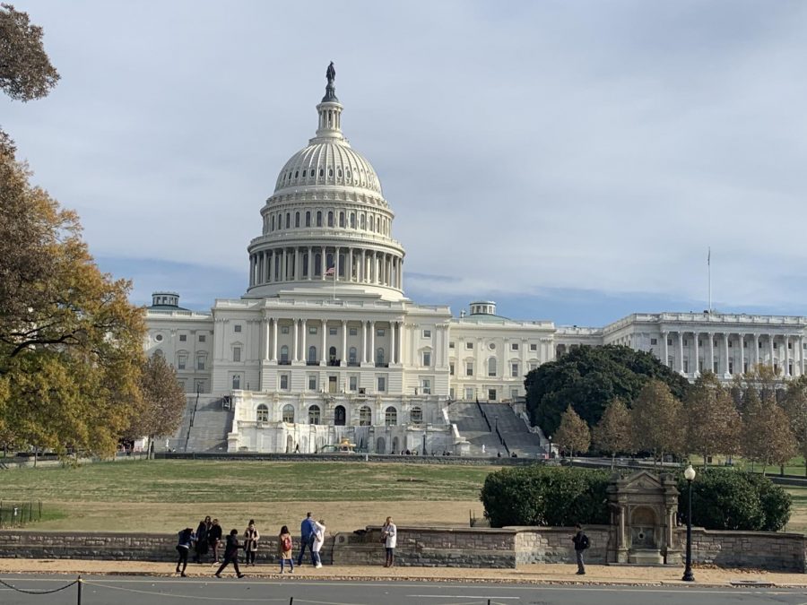 Eight Arlington High School journalism students traveled to a journalism convention in Washington DC in November 2019. They were able to tour the Capitol Building on that trip. 