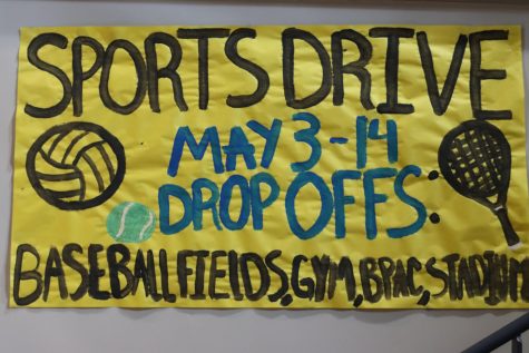Key Club is holding a Sports Drive to benefit the Boys & Girls Club.