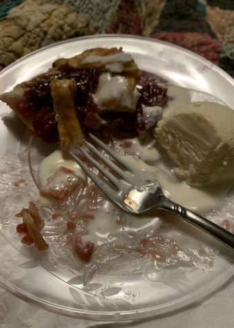 Pie and whipped cream or ice cream are part of the Thanksgiving menu for most. 