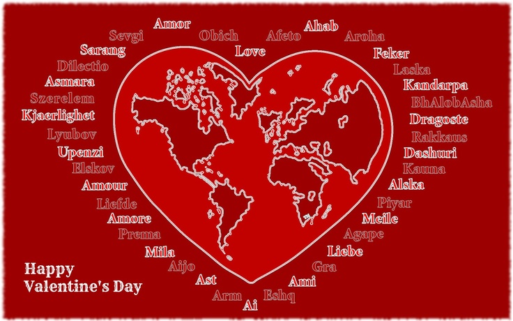 Celebrating Valentines Day around the world