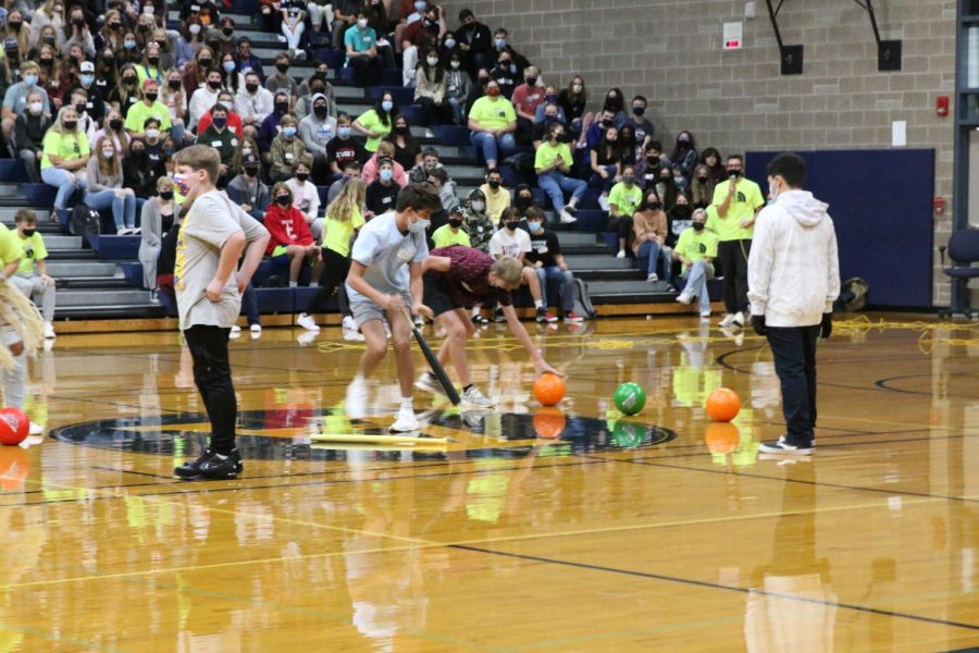 Link Day is the first day of school for freshmen; it is a day to figure out the lay of the land and become more comfortable in the building. We have some fun too; there are always games at the opening assembly.