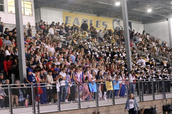 The student section at Arlington High School on Friday, Sept 22. 