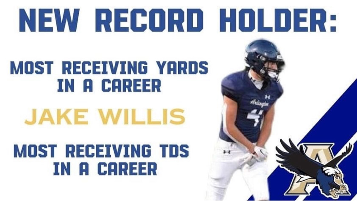 Jake Willis (‘25) broke these records on Friday, November 3, 2024 against Ballard in the first round the playoffs.
