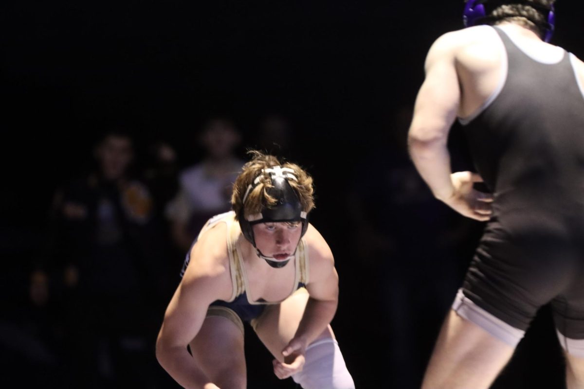 Freshman Michael Baxter, wrestling opponent from Lake Stevens High School, 126 weight class.