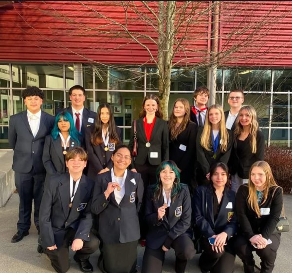 Arlington High School DECA team