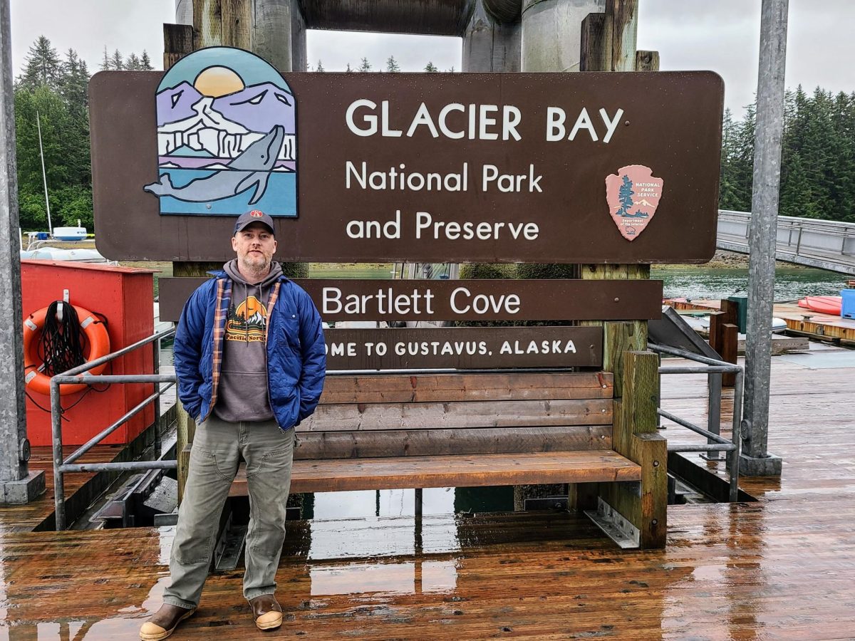 Mr. Weber at Glacier Bay National Park. 