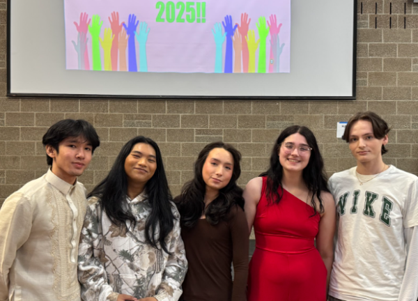Leaders of Diversity Club pose for a photo during their 2nd Cultural Night