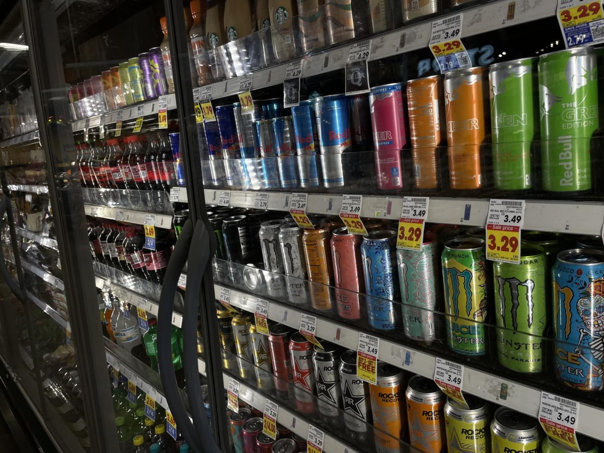 Rising prices of Redbull drinks in Arlington grocery store