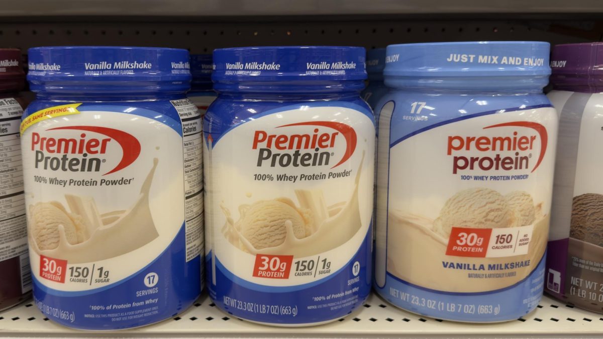 Supplement isle at Target