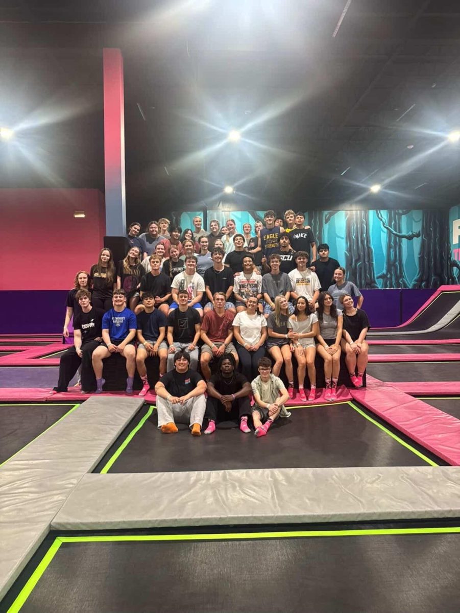 Seniors enjoying a day off at Flying School on Monday 5/18/26. After this students went to Lake Godwin to enjoy the day in the sun!